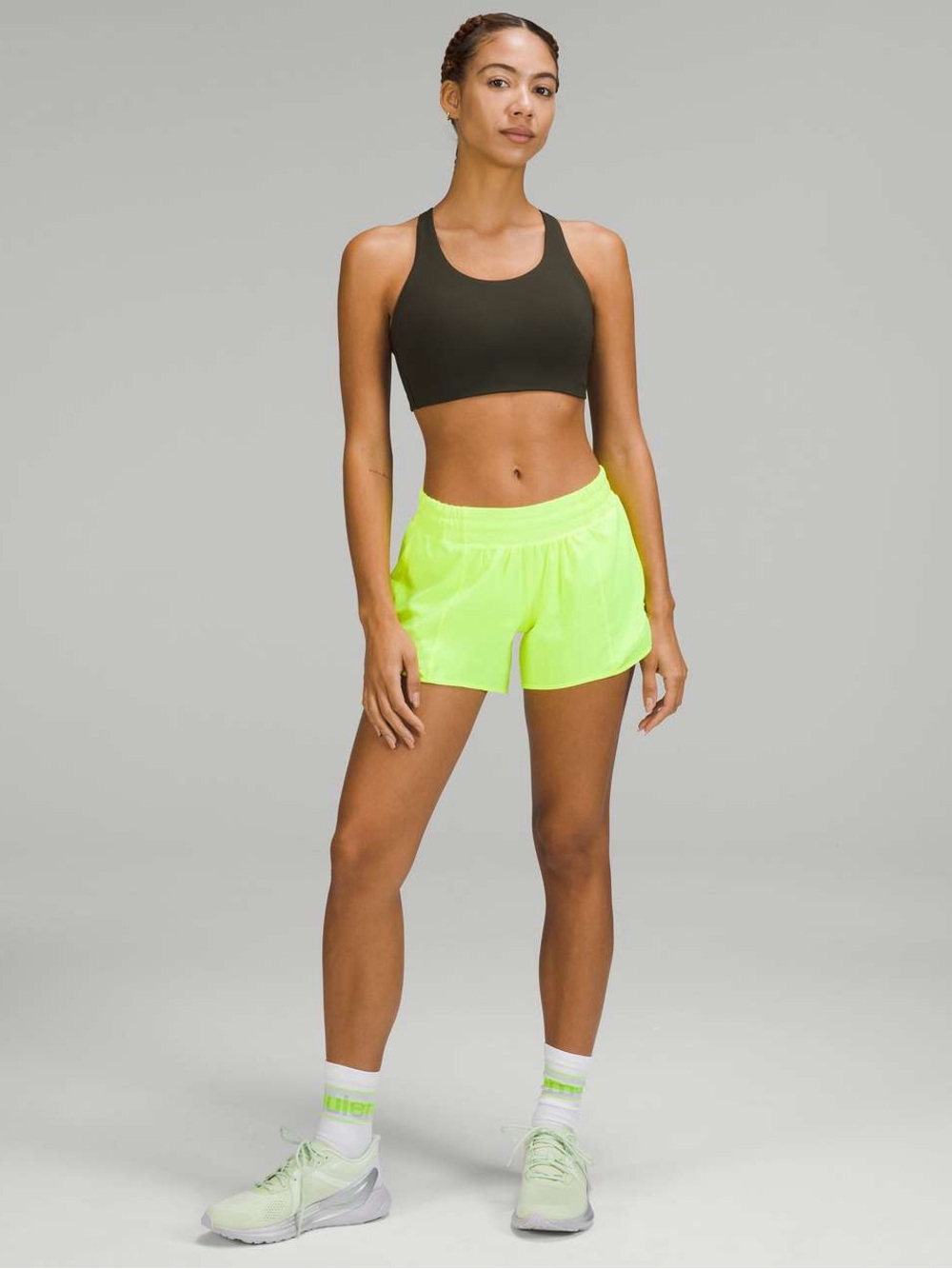 Lululemon Energy Bra *High Support, B–DDD Cups - Dark Olive - 32DD